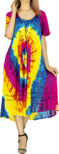 Load image into Gallery viewer, LA LEELA Women&#39;s Elegant Casual Beach Dress For Everyday Medium-Large Pink_AA285