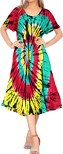 Load image into Gallery viewer, LA LEELA Women&#39;s Loose Evening Casual Holiday Party Dress Medium-Large Red_AA282