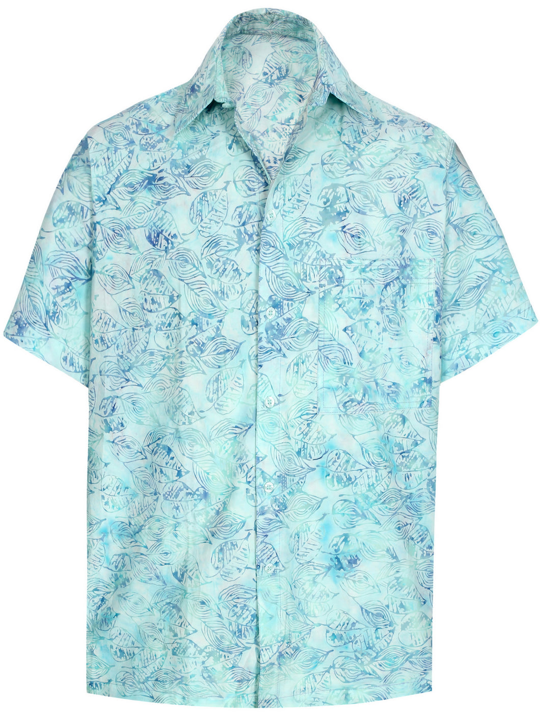la-leela-men-casual-wear-cotton-hand-print-batik-sea-green-size-s-xxl