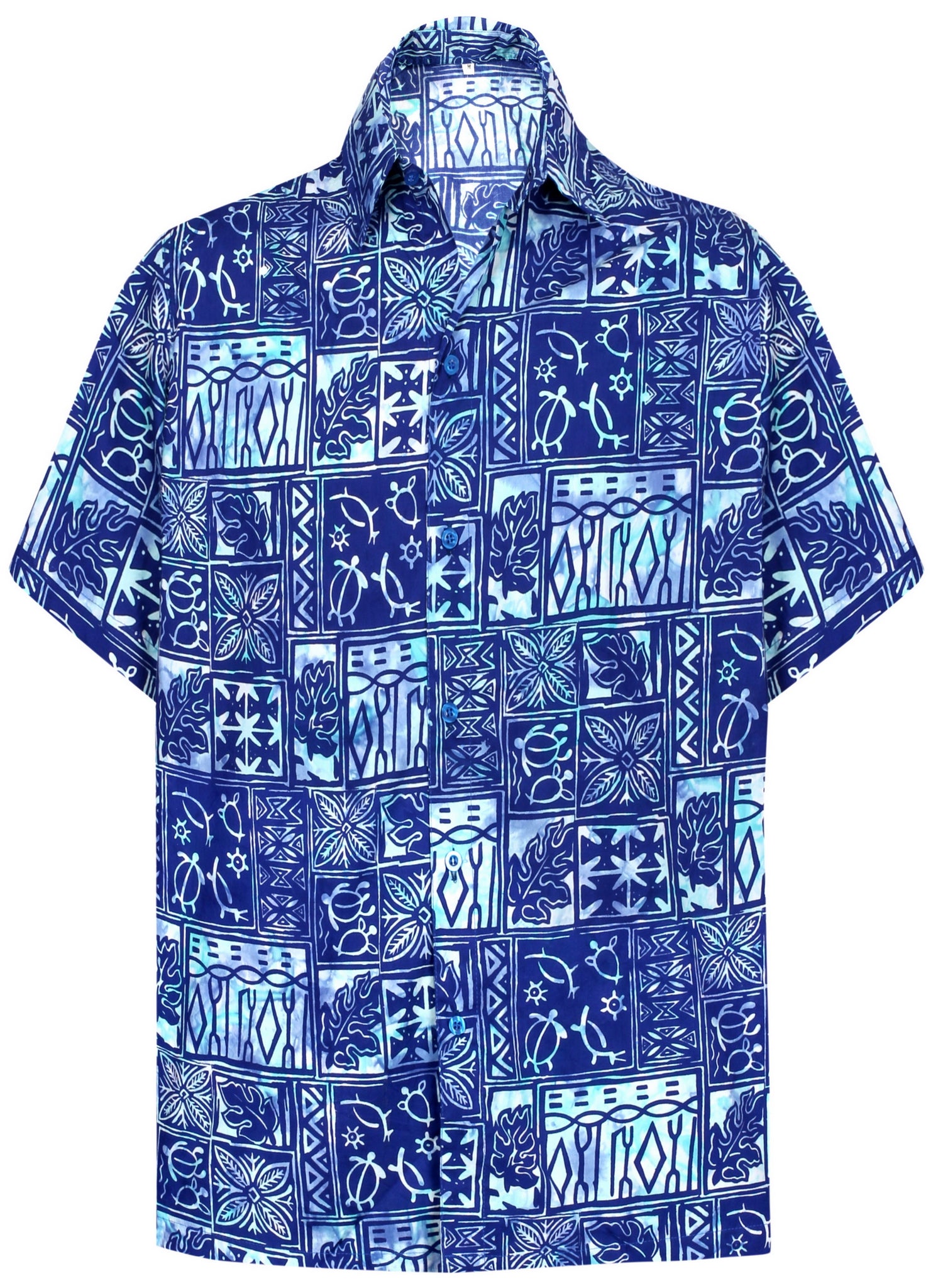LA LEELA Men's Wear Summer Everyday Essentials Tropical Pocket Hawaiian ...