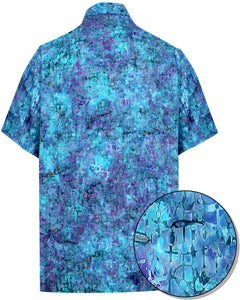 la-leela-men-casual-wear-cotton-hand-printed-blue-hawaiian-shirt-size-s-xxl