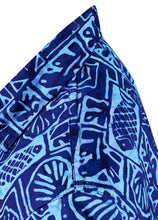 Load image into Gallery viewer, la-leela-men-casual-wear-cotton-hand-print-batik-blue
