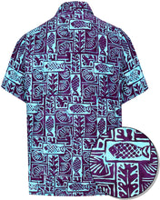 Load image into Gallery viewer, LA LEELA Men&#39;s Wear 100% cotton Hawaiian Printed Shirt Casual and Party wear