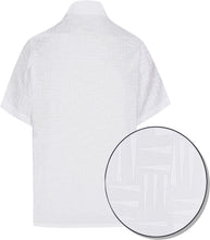 Load image into Gallery viewer, la-leela-men-casual-wear-cotton-hand-printed-white-shirt-size-s-xxl