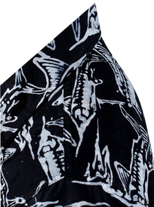 la-leela-men-casual-wear-cotton-hand-print-batik-black-grey-size-s-xxl