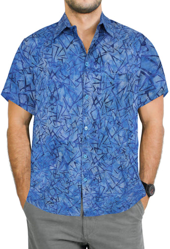 la-leela-men-casual-men-wear-summer-100-cotton-hand-printed-blue-aloha-size-s-xxl