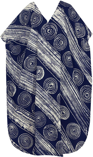 LA LEELA Women's Beachwear Cotton Batik Long Caftan Maxi Dress Swimwear Bathrobe
