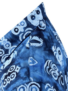 la-leela-men-casual-men-wear-summer-100-cotton-hand-printed-royal-blue-aloha-hawaiian-shirt-size-s-xxl