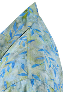 la-leela-men-casual-wear-cotton-hand-leaf-printed-blue-hawaiian-shirt-size-s-xxl