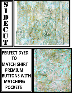 la-leela-men-casual-wear-cotton-hand-batik-printed-sea-green-hawaiian-shirt-size-s-xxl