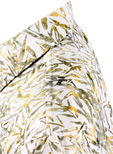 Load image into Gallery viewer, la-leela-men-casual-wear-cotton-hand-batik-leaf-printed-white-mustard-hawaiian-shirt-size-s-xxl