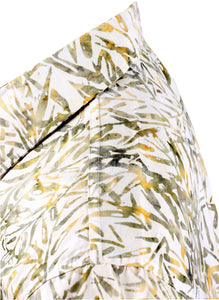 la-leela-men-casual-wear-cotton-hand-batik-leaf-printed-white-mustard-hawaiian-shirt-size-s-xxl