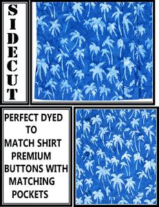 la-leela-men-casual-wear-cotton-palm-tree-hand-printed-royal-blue-hawaiian-shirt-size-s-xxl