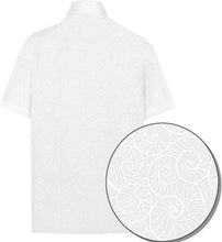Load image into Gallery viewer, la-leela-men-casual-wear-holiday-cotton-hand-print-white