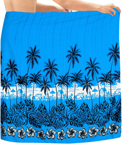 LA LEELA Swimsuit Swimwear Cover ups Beachwear Wrap Mens Sarong Bathing Suit Pareo Swim