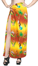 Load image into Gallery viewer, la-leela-christmas-santa-swimwear-resort-pareo-boys-78x39-orange_x868