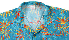 Load image into Gallery viewer, la-leela-shirt-casual-button-down-short-sleeve-beach-shirt-men-aloha-pocket-Shirt-Bright Blue_AA159