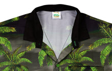 Load image into Gallery viewer, la-leela-shirt-casual-button-down-short-sleeve-beach-shirt-men-aloha-pocket-Shirt-Halloween Black_AA167