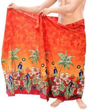 Load image into Gallery viewer, Vintage Casual Aloha Beachwear Wrap Swimwear/Sleepwear Pareo Likre Mens Sarong
