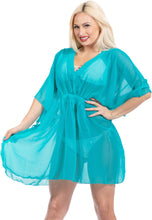 Load image into Gallery viewer, LA LEELA Women&#39;s Beach Cover ups Bikini Swimwear OSFM 4-14 [S-L] Green_X959