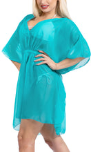 Load image into Gallery viewer, LA LEELA Women&#39;s Beach Cover ups Bikini Swimwear OSFM 4-14 [S-L] Green_X959