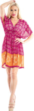 Load image into Gallery viewer, LA LEELA Swimsuit Cover ups Beach Kimono For Women Pink_Y449 OSFM 14-24W [L- 3X]