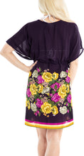 Load image into Gallery viewer, LA LEELA kimono cover ups for swimwear women Violet_Y441 OSFM 14-24W [L- 3X]