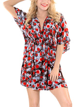 Load image into Gallery viewer, LA LEELA Bikini Swimwear Swimsuit Beach Cover ups Women Summer Dresses Printed