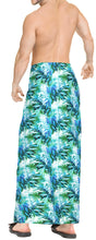 Load image into Gallery viewer, HAPPY BAY Men Pareo Swimsuit Beach Swimwear Wrap LAVA Sarong 78&quot;X42&quot; Olive Green Z237 911180