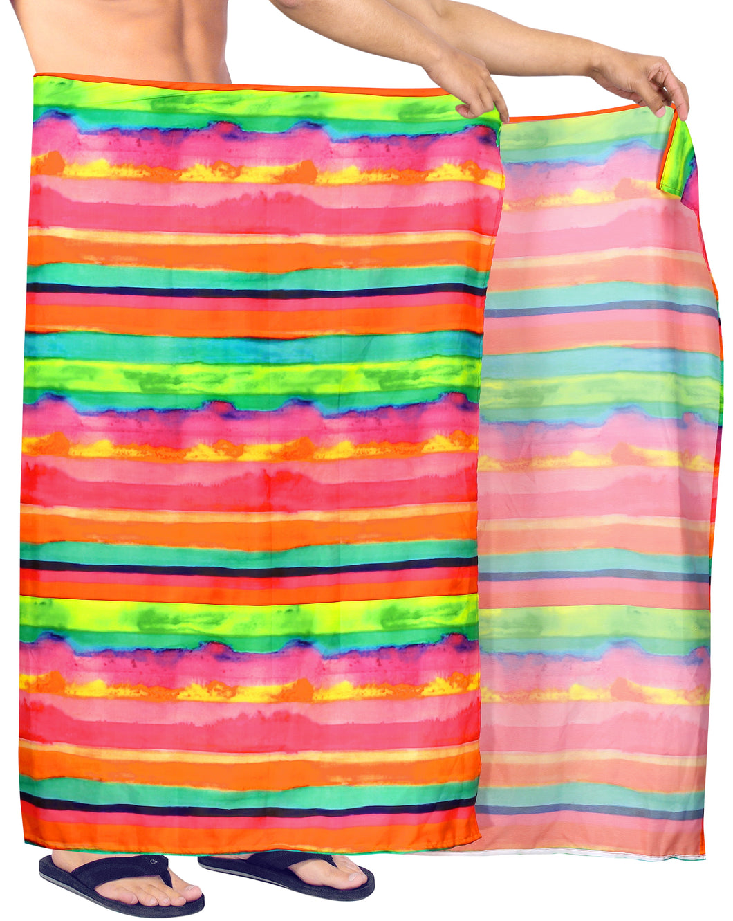 HAPPY BAY Men's Sarong Lungi For The Beachwear Cover Ups Wrap 78