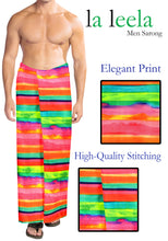 Load image into Gallery viewer, HAPPY BAY Men&#39;s Sarong Lungi For The Beachwear Cover Ups Wrap 78&quot;X42&quot; Multicolor Z251 911401