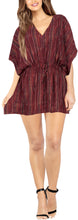 Load image into Gallery viewer, LA LEELA Women&#39;s Kaftan Bikini Swimwear Cover Ups Dress US 16-28W Maroon_N209