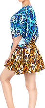 Load image into Gallery viewer, La Leela Women&#39;s Tropical Animal Printed Short Beach Cover Up -One Size Fits The Most (3X-4X)