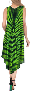 LA LEELA Women's Beach Dress Caftan Sun Dresses for Women US 14-20W Green_Q214