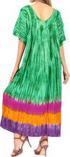 Load image into Gallery viewer, LA LEELA Women&#39;s Summer Loose Beach Swing Dress Teen Girls US 14-24W Green_P588