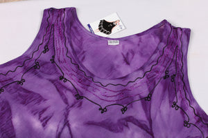 LA LEELA Floral Caftan Beach Dress Cover up for Women Violet_Y886 US Size 14 - 2