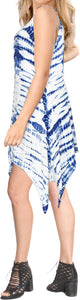 LA LEELA Women's Kaftan Bikini Swimwear Summer Cover Ups Dress US 0-6 White_R271