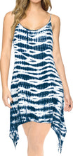 Load image into Gallery viewer, LA LEELA Women&#39;s Bathing Suit Cover ups Spaghetti Dress,2