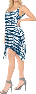 LA LEELA Women's Bathing Suit Cover ups Spaghetti Dress,2