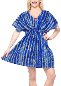 LA LEELA Bikini wear Swimsuit Beach Cardigan Cover-ups Women Dress Digital