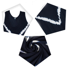 Cargar imagen en el visor de la galería, LA LEELA Women&#39;s Beach Dress Swing Sundress Beachwear US 14-20W Navy Blue_Q416