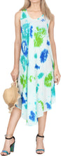 Load image into Gallery viewer, LA LEELA Women&#39;s Kaftans Long Swimsuit Cover up Beach Dress US 14-20W White_Q712