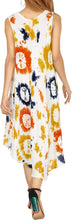 Load image into Gallery viewer, LA LEELA Women&#39;s Beach Dress Summer Casual T  Dress US 14-20W Mustard_Q713