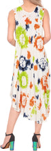 Load image into Gallery viewer, LA LEELA Womens Beach Dress Casual Loose Swing Sundress US 14-20W Navy Blue_Q892