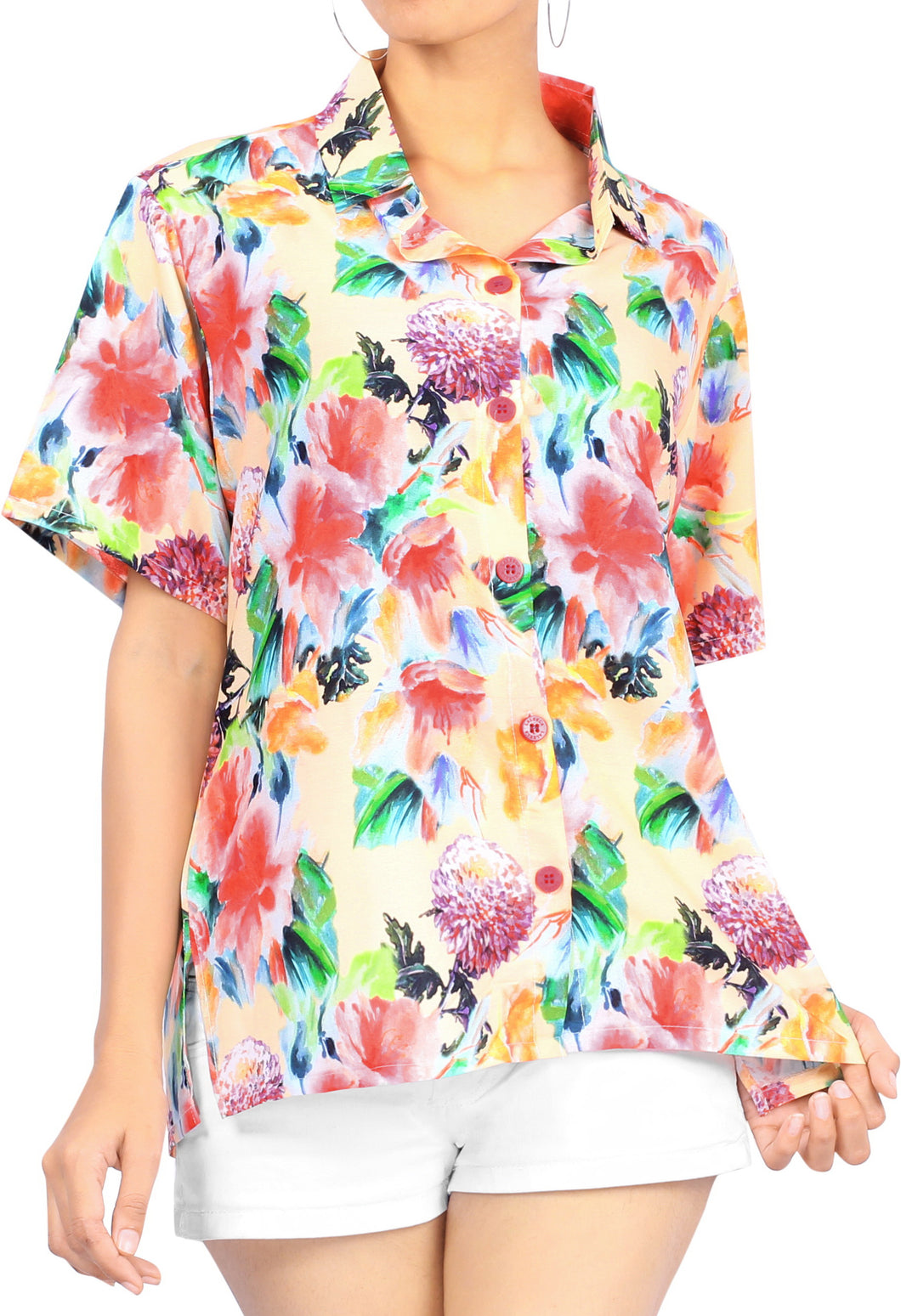 la-leela-womens-exotic-hawaiian-relaxed-fit-beach-aloha-tropical-beach--short-sleeve-blouse-printed-shirt-peach-green