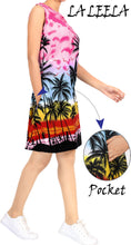 Cargar imagen en el visor de la galería, LA LEELA Women Swimsuit Tops Cover Ups  Dress Swimwear US 14 [L] Pink_U852
