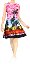 Cargar imagen en el visor de la galería, LA LEELA Women Swimsuit Tops Cover Ups  Dress Swimwear US 14 [L] Pink_U852