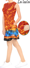 Cargar imagen en el visor de la galería, LA LEELA Women Swimsuit Tops Bikini Beach Cover Up Kimono US 10 [M] Orange_T743