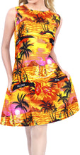Load image into Gallery viewer, LA LEELA Women Maternity Swimwear Cover Ups Swimsuit Tops US 14 [L] Orange_V209