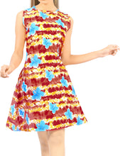 Load image into Gallery viewer, LA LEELA Women Casual Swimsuit Cover Up Beach Bikini Dress US 14 [L] Red_U140
